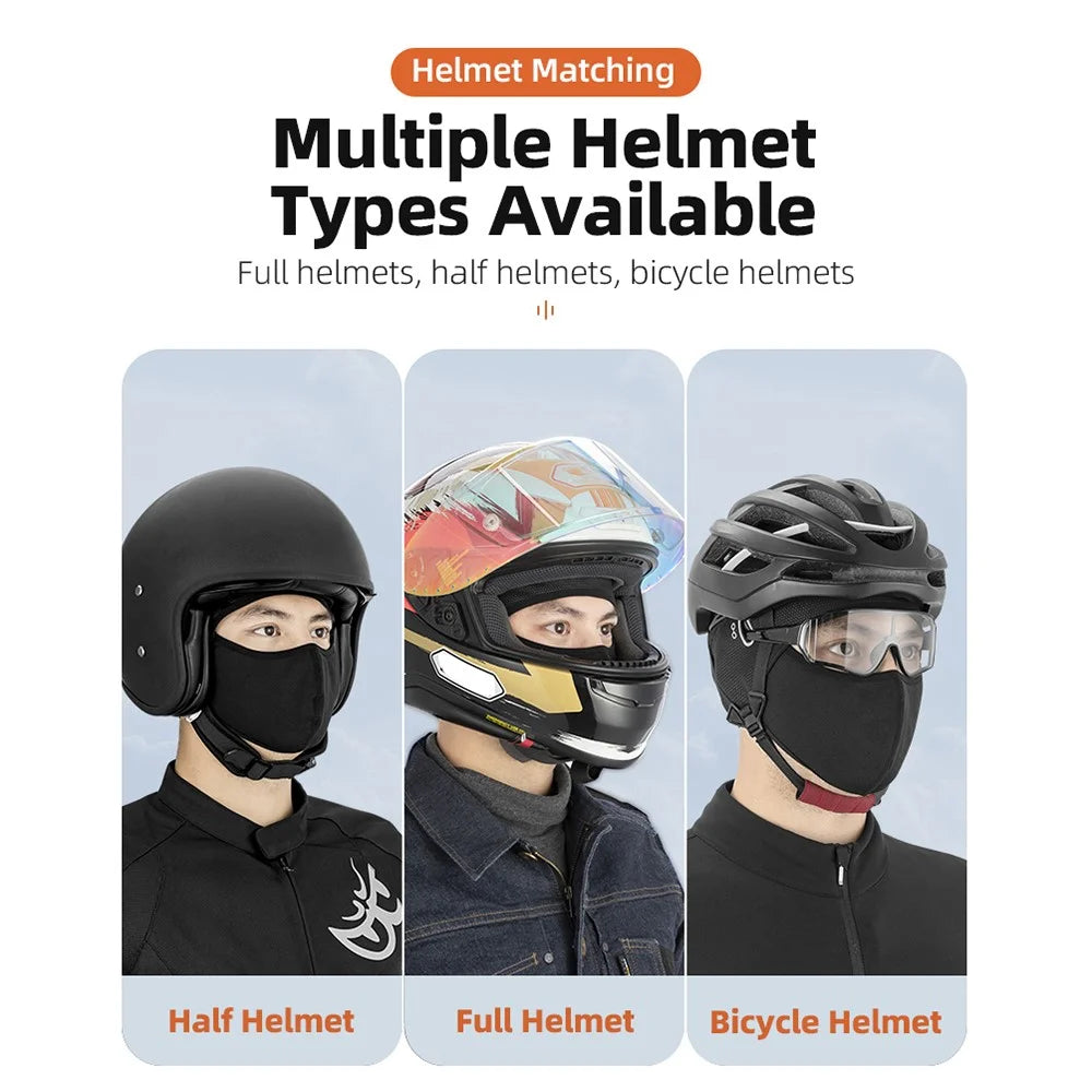 ROCKBROS LF8308 Winter Cap Bike Balaclava Bicycle Cap Glasses Hole Bandana Sports Running Headband Windproof Face Mask - 5