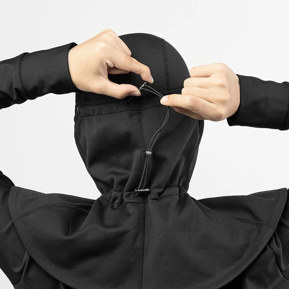 ROCKBROS YPP042 2 in 1 Detachable Fleece Lined Head Scarf + Balaclava Face Mask with Filter for Winter Motorcycle Cycling - 5