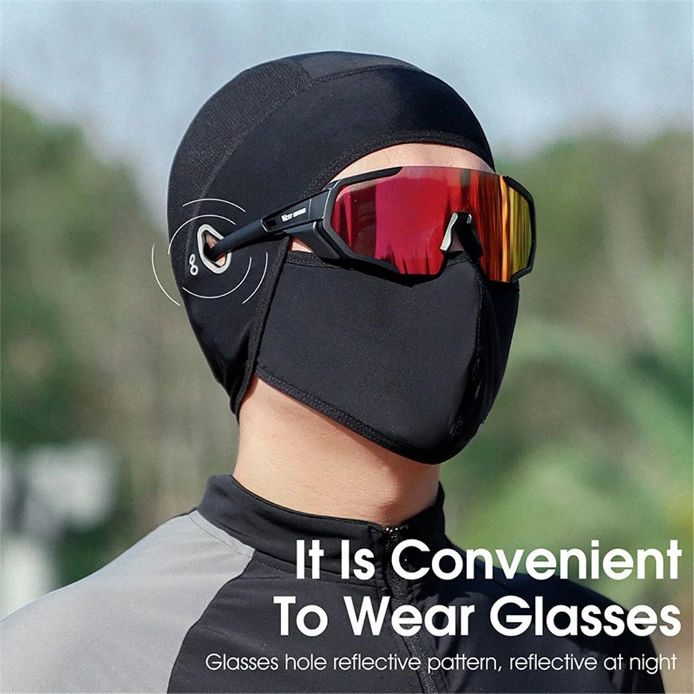 WEST BIKING YP0201329 Summer Cycling Cooling Ice Silk Head Cap Motorbike Bicycle Breathable Face Mask - 2