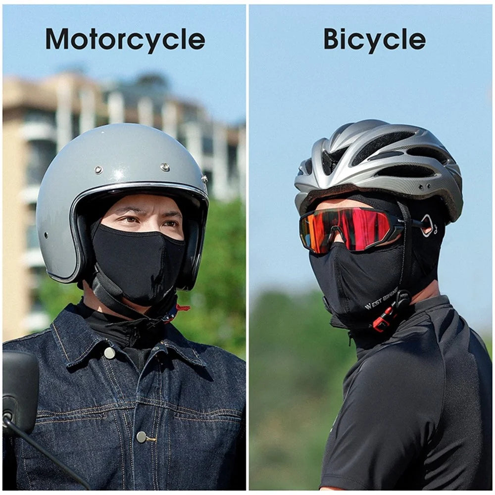 WEST BIKING YP0201329 Summer Cycling Cooling Ice Silk Head Cap Motorbike Bicycle Breathable Face Mask - 5