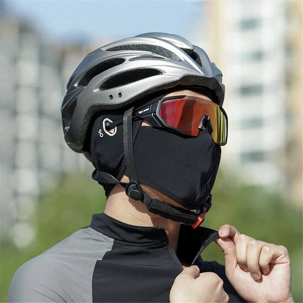 WEST BIKING YP0201329 Summer Cycling Cooling Ice Silk Head Cap Motorbike Bicycle Breathable Face Mask - 6