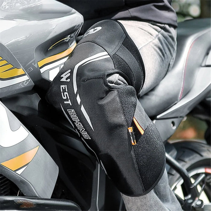WEST BIKING YP1301058 1 Pair Winter Windproof Warm Knee Guard Electric Bike Motorcycle Knee Pad Protector - 3