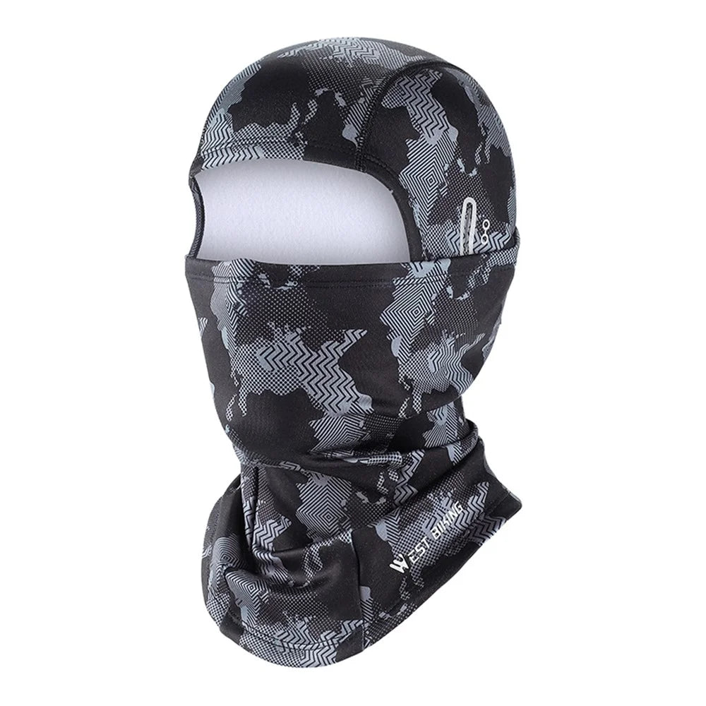 WEST BIKING YP0201346 Outdoor Cycling Headwear Neck Gaiter Winter Warm Bandana Head Face Cover with Glasses Holes - 1