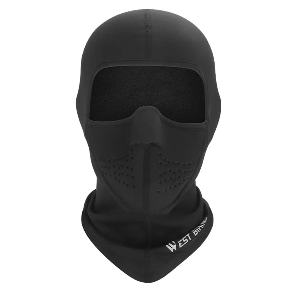 WEST BIKING YP0201352 Magnetic Suction Mask Head Cover Windproof Mask Headwear Winter Fleece Lined Warm Balaclava Hat for Cycling Hiking Running - 2