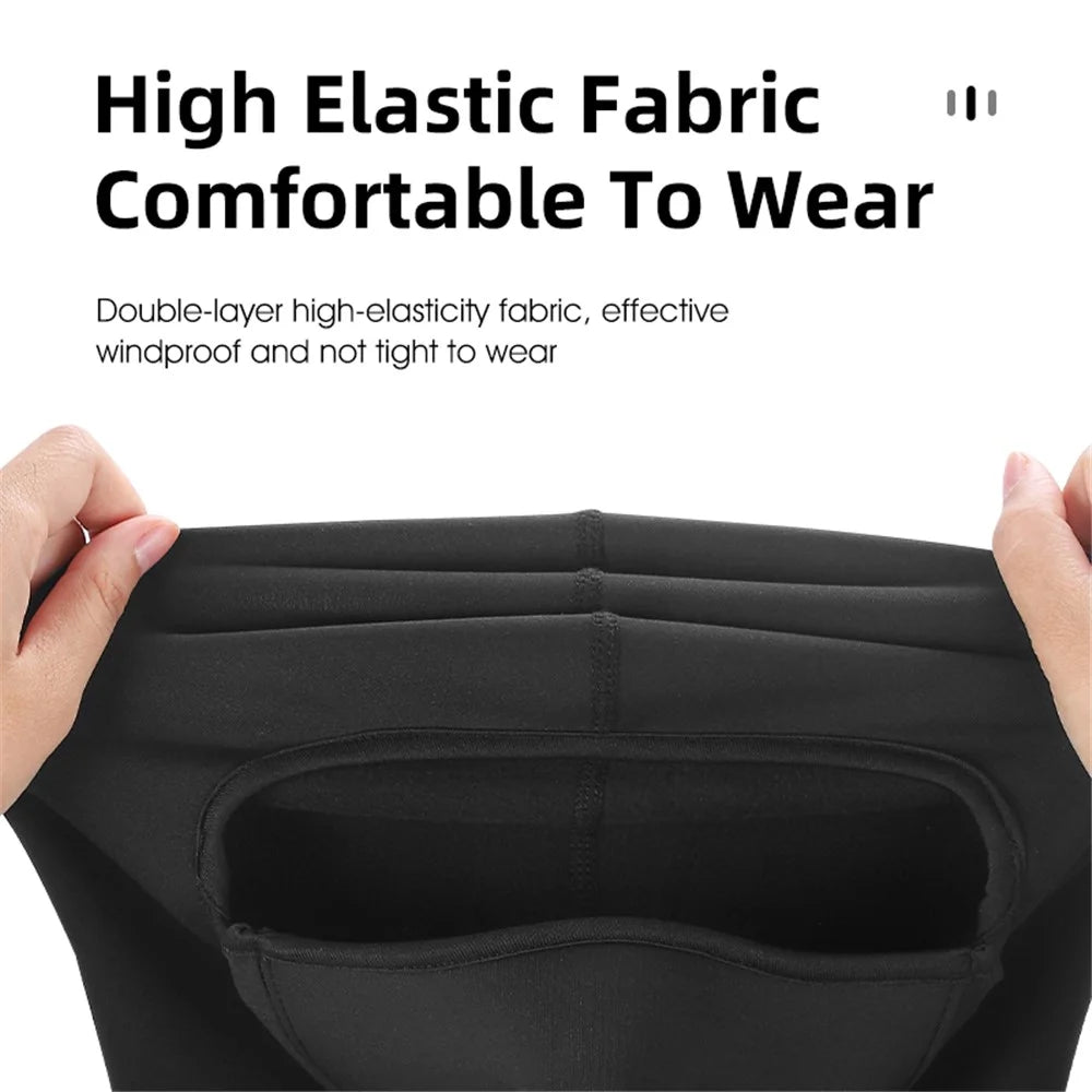 WEST BIKING YP0201352 Magnetic Suction Mask Head Cover Windproof Mask Headwear Winter Fleece Lined Warm Balaclava Hat for Cycling Hiking Running - 7