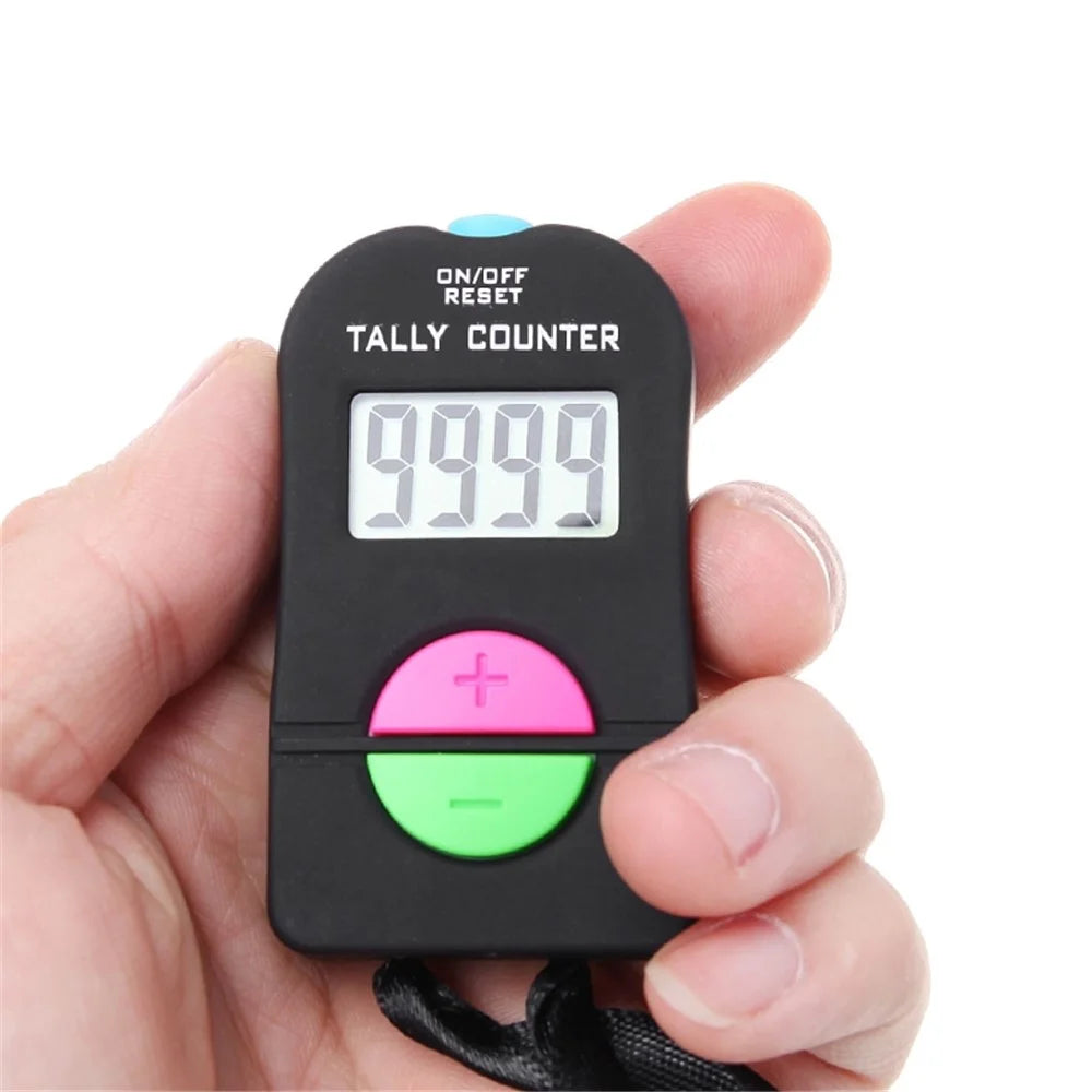 Electronic Tally Counter Manual Addition Subtraction Counter Clicker Golf Football Sports Handheld Counter - 5