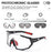 WEST BIKING YP0703148 Photochromic Sports Goggles Men Women Cycling UV Protection Windproof Eyeglasses - White - 2