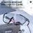 WEST BIKING YP0703148 Photochromic Sports Goggles Men Women Cycling UV Protection Windproof Eyeglasses - White - 6