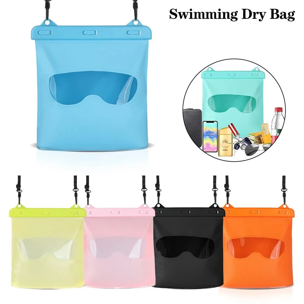 PB12 Beach 10m IPX8 Waterproof Bag 3L Storage Bag Sundries Swimming Bag Drifting Bag - Blue - 2