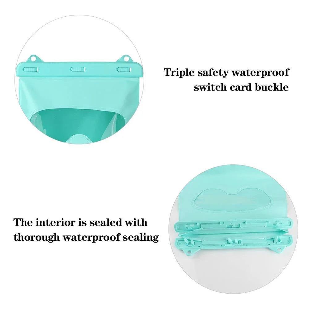 PB12 Beach 10m IPX8 Waterproof Bag 3L Storage Bag Sundries Swimming Bag Drifting Bag - Blue - 4