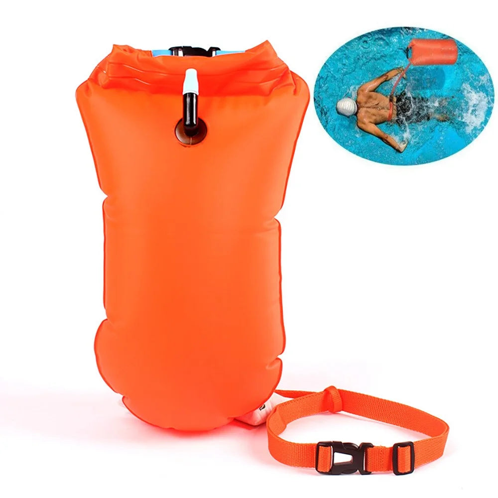 SC19102501 PVC Inflatable Storage Swimming Bag Swim Buoy Waterproof Dry Bag Float Pouch Keep Gear Dry for Boating Swimming - 2