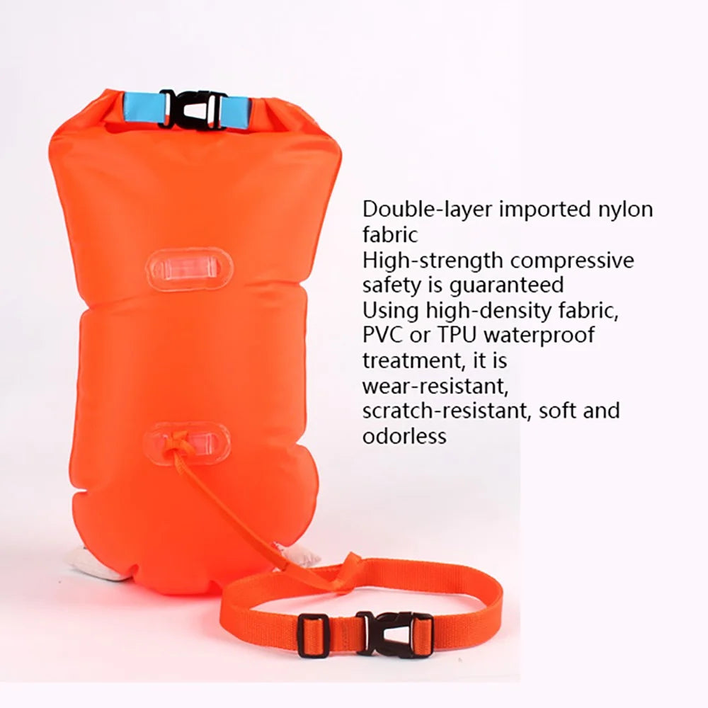 SC19102501 PVC Inflatable Storage Swimming Bag Swim Buoy Waterproof Dry Bag Float Pouch Keep Gear Dry for Boating Swimming - 3