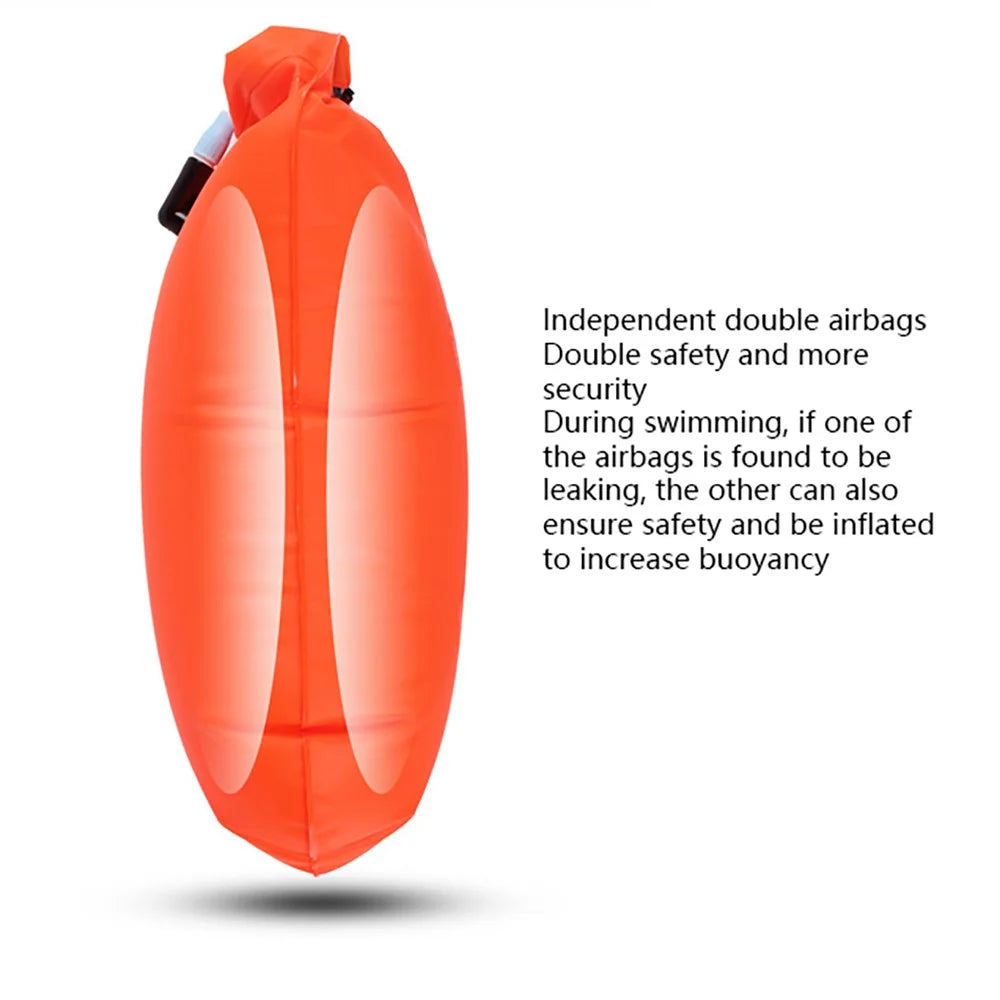 SC19102501 PVC Inflatable Storage Swimming Bag Swim Buoy Waterproof Dry Bag Float Pouch Keep Gear Dry for Boating Swimming - 5