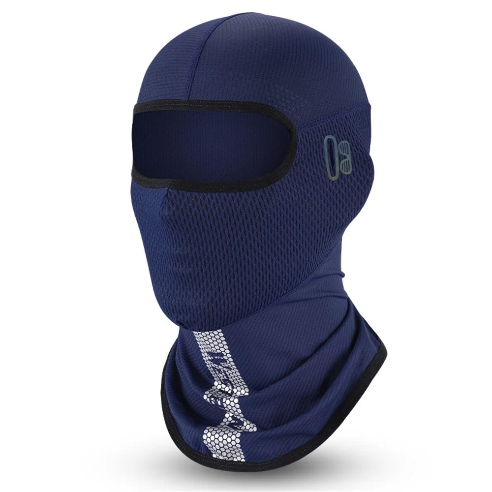 WEST BIKING YP0201383 Outdoor UV Protection Face Cover Scarf Ice Silk Breathable Neck Gaiter for Cycling Fishing - Blue - 1