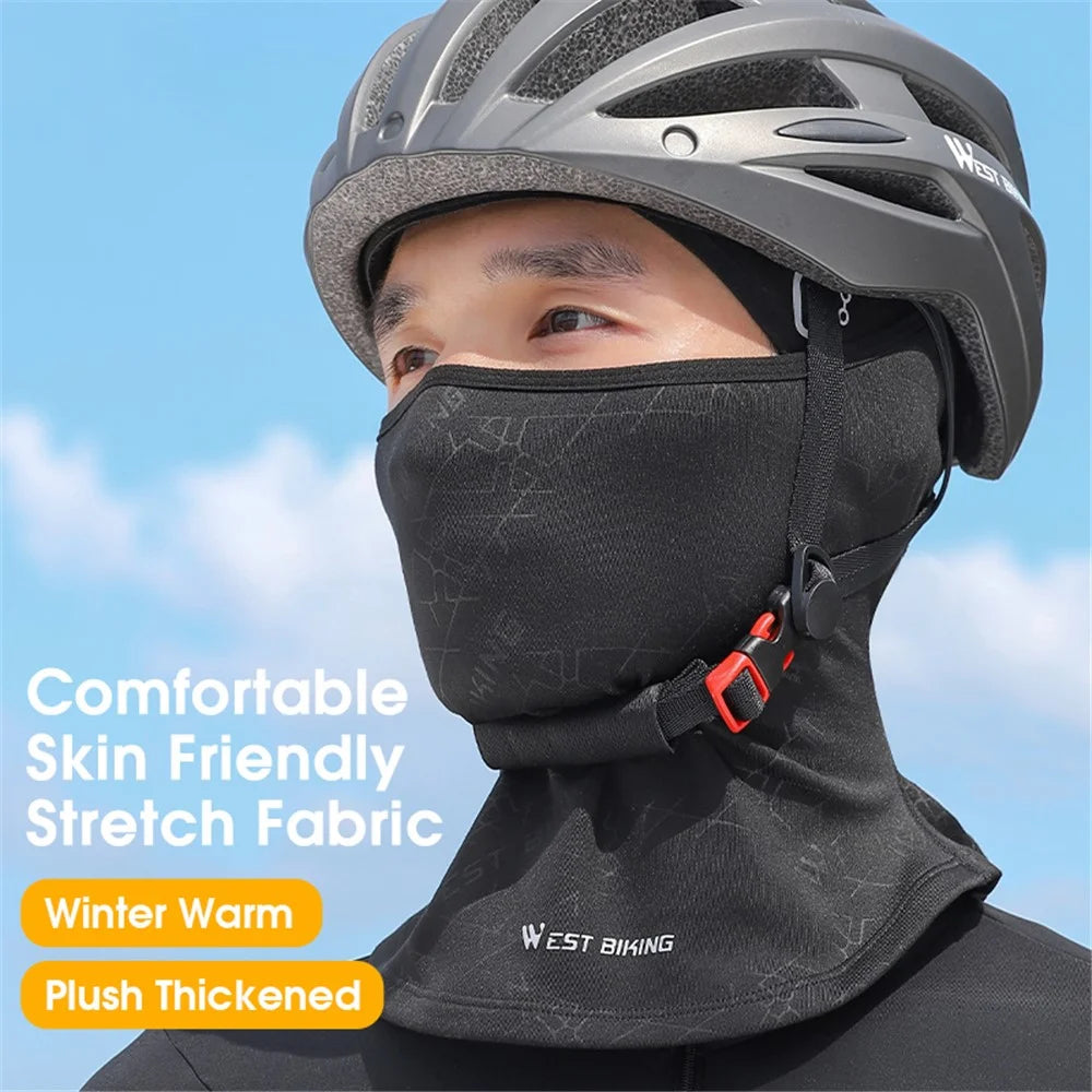 WEST BIKING YP0201399 Motorcycle Cycling Skiing Headwear Neck Gaiter Winter Warm Windproof Head Face Cover - 2