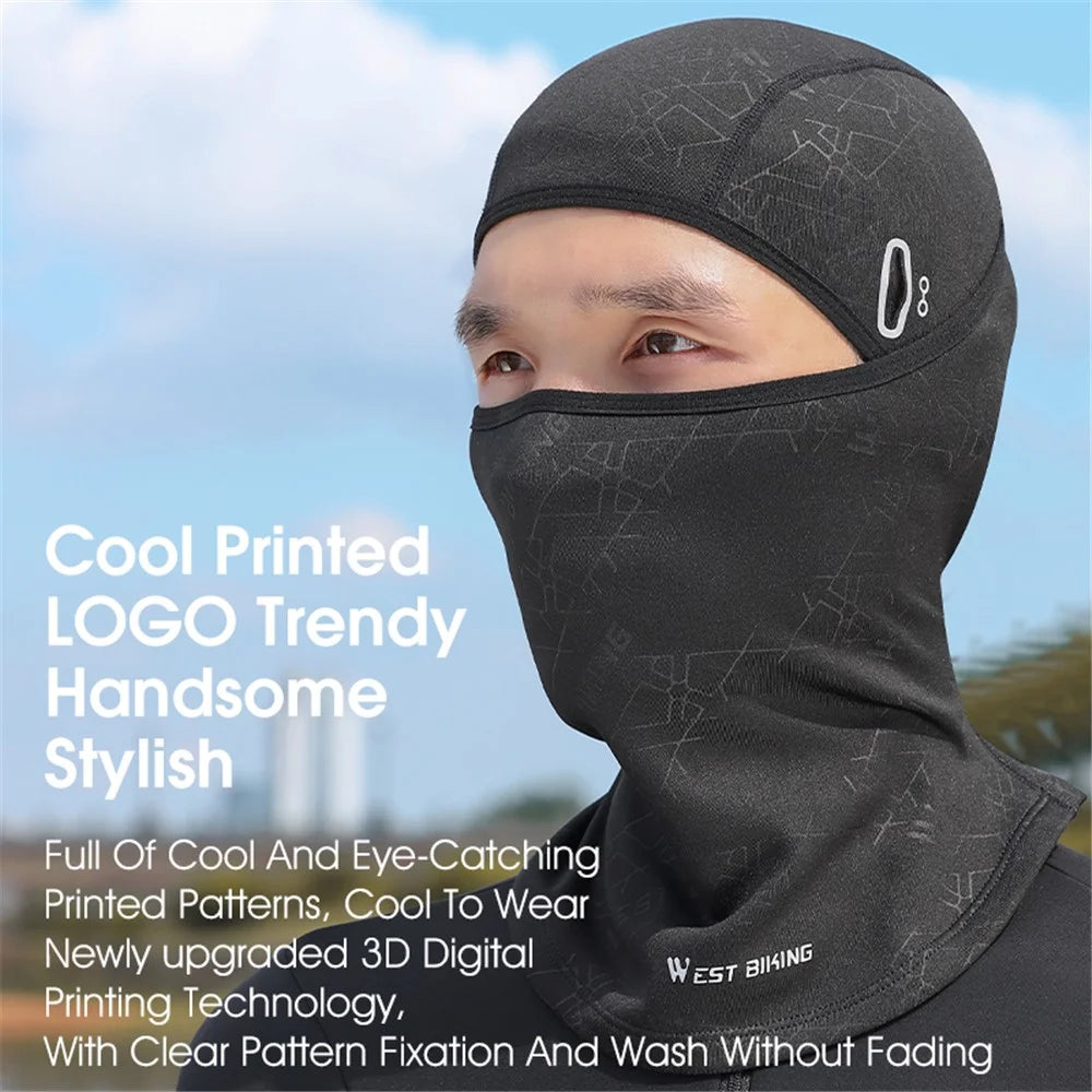 WEST BIKING YP0201399 Motorcycle Cycling Skiing Headwear Neck Gaiter Winter Warm Windproof Head Face Cover - 3
