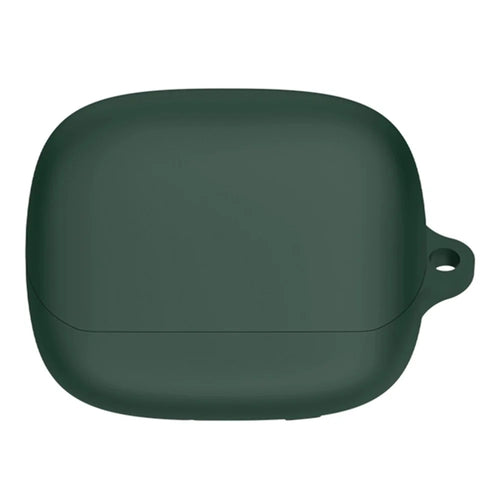 For Baseus M2s TWS Bluetooth-compatible Earphone Silicone Case Charging Bin Sleeve Cover with Buckle - Green - 1