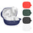For Baseus M2s TWS Bluetooth-compatible Earphone Silicone Case Charging Bin Sleeve Cover with Buckle - Green - 5
