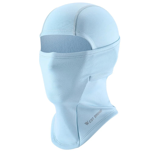 WEST BIKING YP0201400 Kids Winter Warm Neck Gaiter Windproof Elastic Head Face Cover for Cycling Skiing - Blue - 1