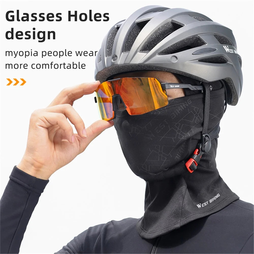 WEST BIKING YP0201398 Winter Warm Neck Gaiter Outdoor Cycling Skiing Elastic Bandana Face Cover - 5
