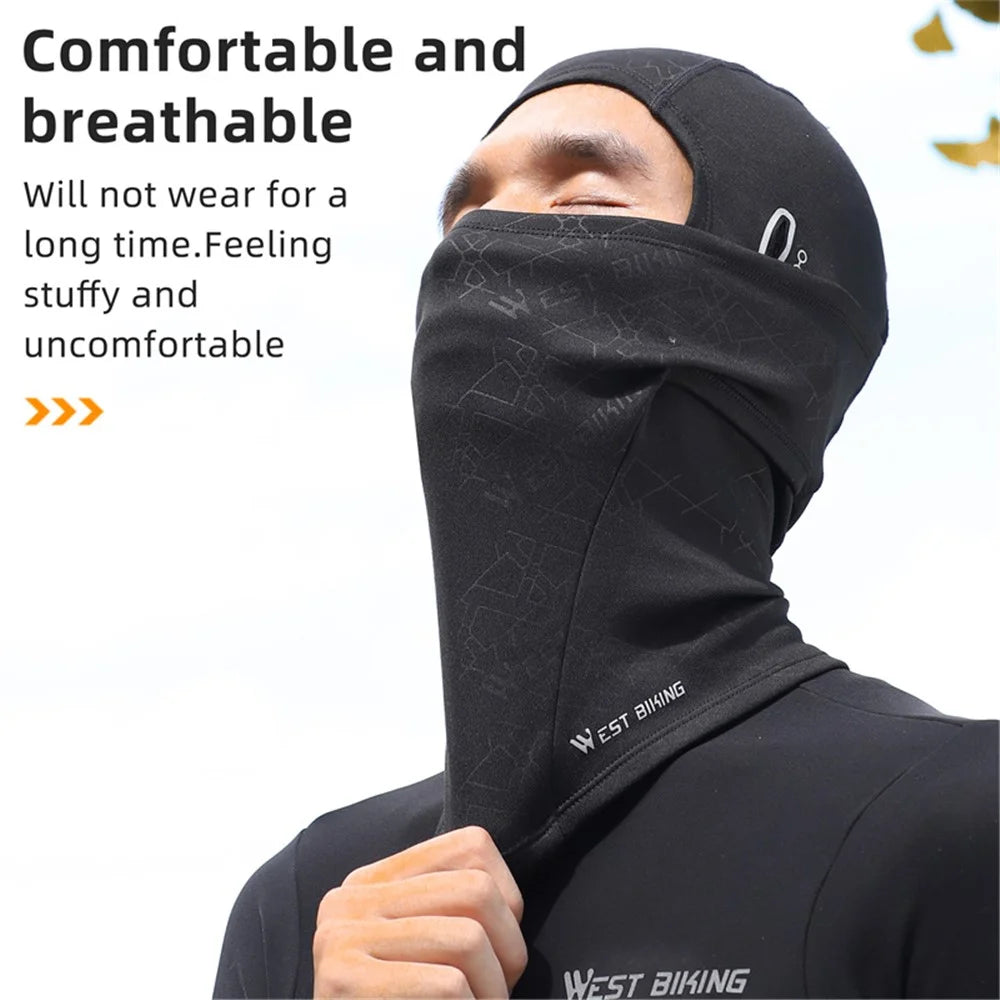 WEST BIKING YP0201398 Winter Warm Neck Gaiter Outdoor Cycling Skiing Elastic Bandana Face Cover - 6