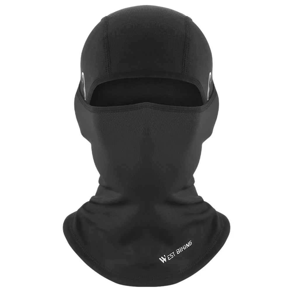 WEST BIKING YP0201397 Winter Motorcycling Cycling Headwear Neck Gaiter Warm Fleece Head Face Cover with Glasses Hole - 2