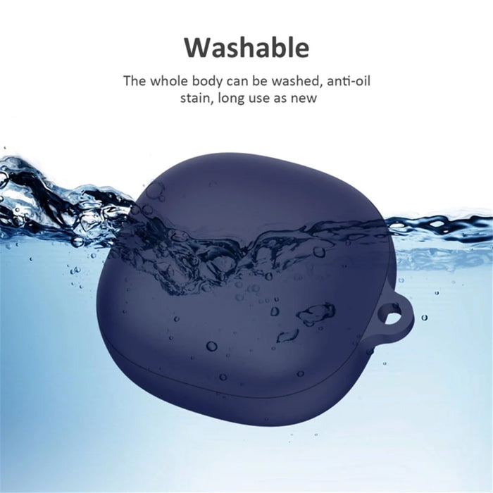 Silicone Sleeve for Anker Soundcore Liberty 4 , Bluetooth-compatible Earphone Charging Case Anti-dust Cover - Blue - 3