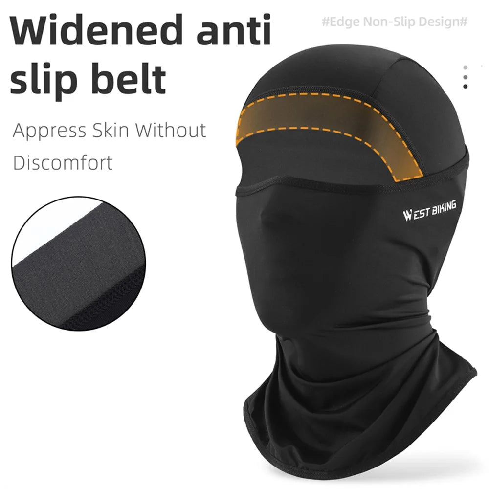 WEST BIKING YP0201403 UV Protection Cycling Head Scarf Headgear Comfortable Ice Silk Neck Gaiter Breathable Neck Cover - 3