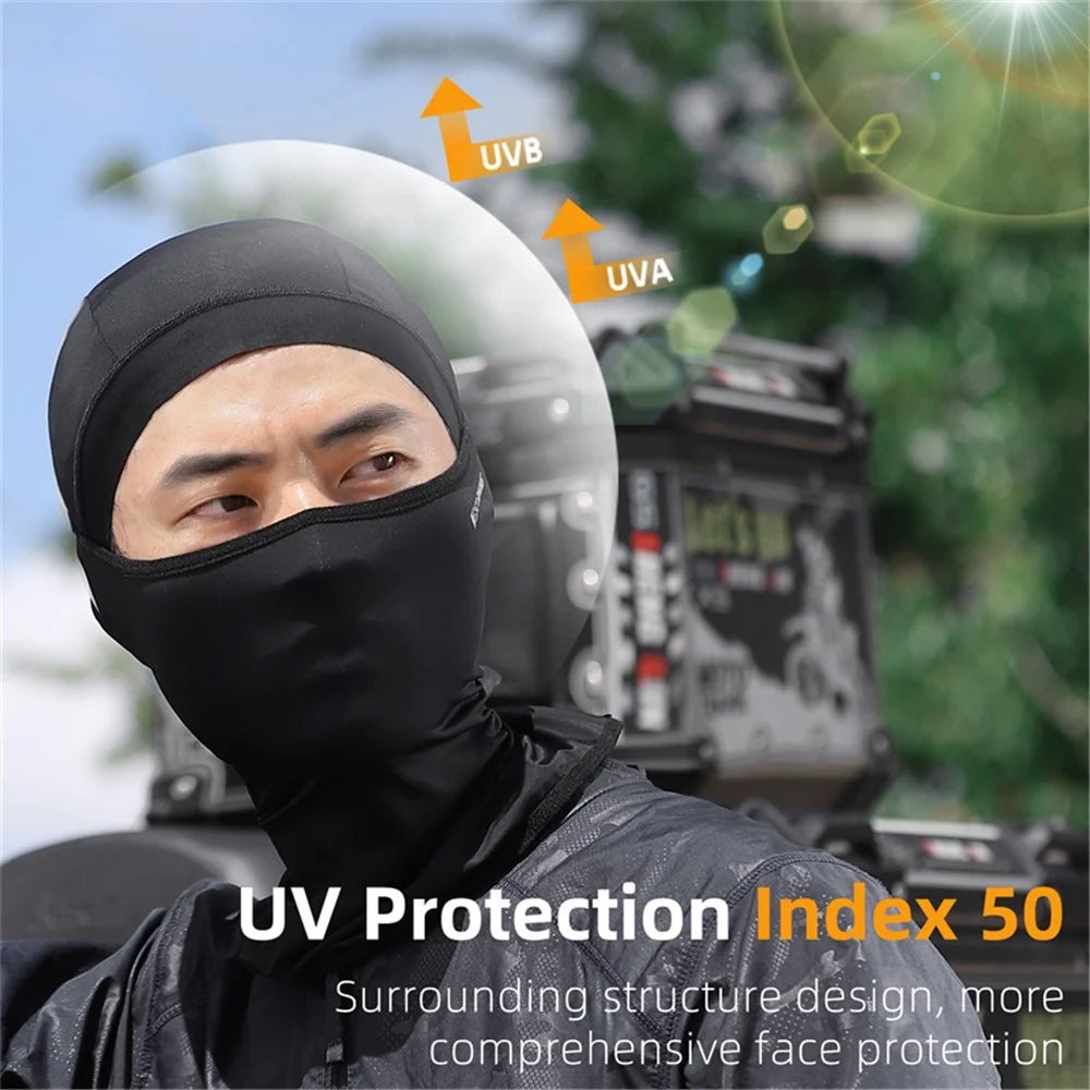 WEST BIKING YP0201403 UV Protection Cycling Head Scarf Headgear Comfortable Ice Silk Neck Gaiter Breathable Neck Cover - 4