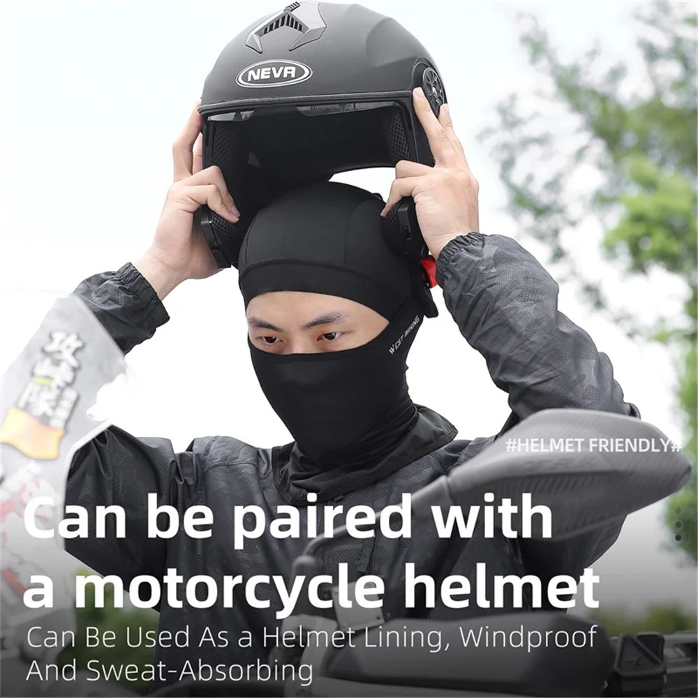 WEST BIKING YP0201403 UV Protection Cycling Head Scarf Headgear Comfortable Ice Silk Neck Gaiter Breathable Neck Cover - 6