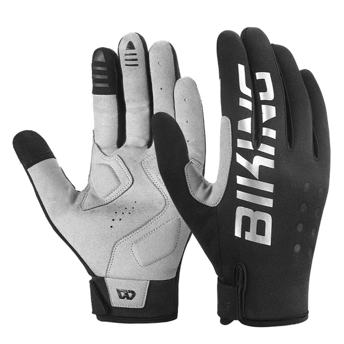 WEST BIKING YP0211237 1 Pair Outdoor Cycling Gloves Touch Screen Windproof Warm Gloves Mittens - M - 1