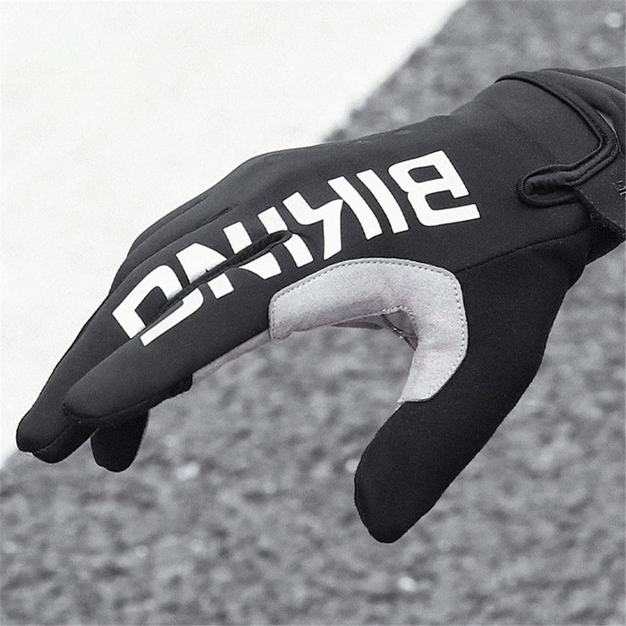 WEST BIKING YP0211237 1 Pair Outdoor Cycling Gloves Touch Screen Windproof Warm Gloves Mittens - M - 6
