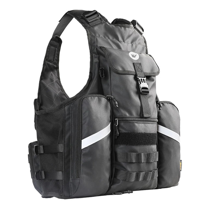 RHINOWALK M2012 Outdoor Sports Vest Multiple Pocket Water Storage System Breathable Fishing Vest for Cycling, Riding - 1