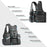 RHINOWALK M2012 Outdoor Sports Vest Multiple Pocket Water Storage System Breathable Fishing Vest for Cycling, Riding - 5