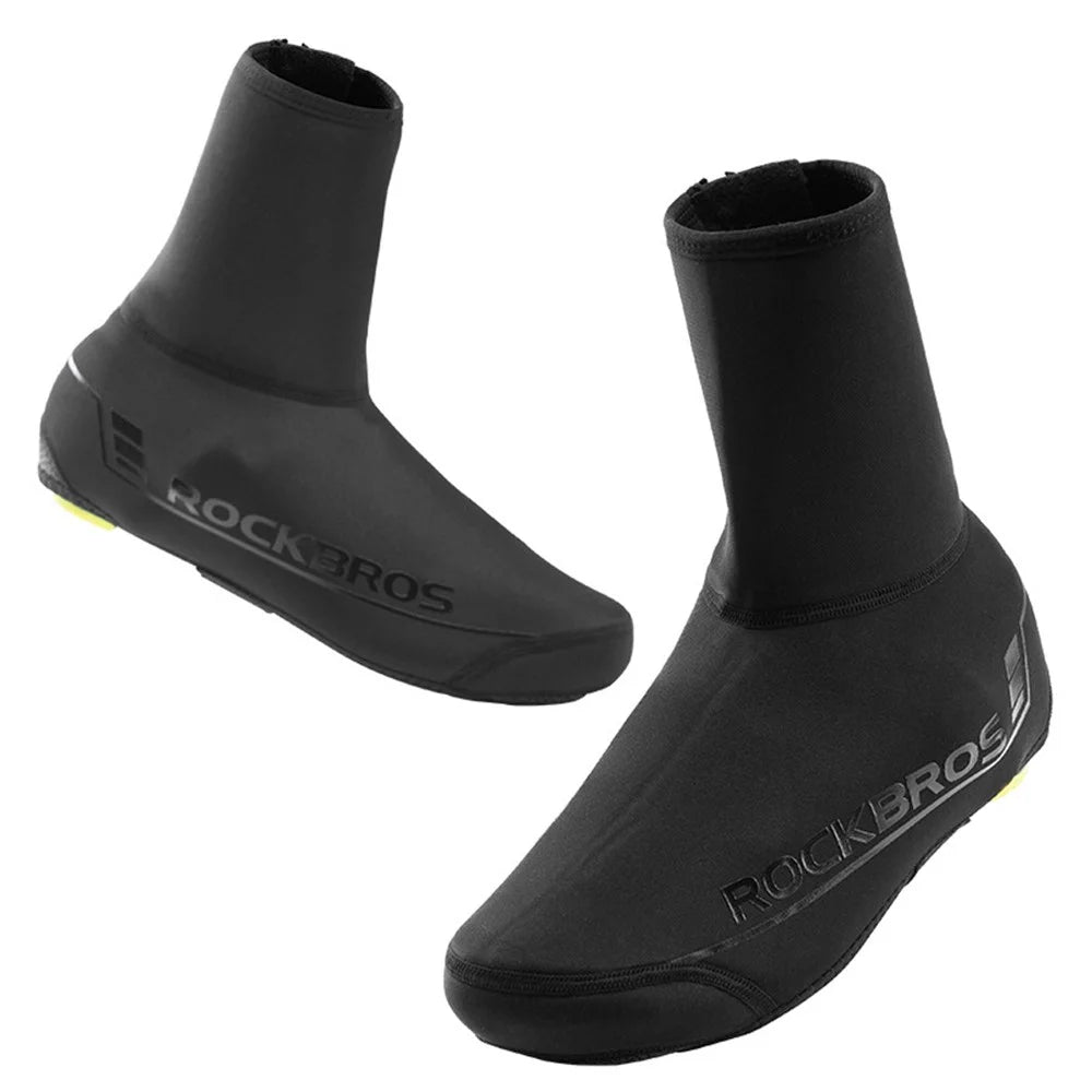 ROCKBROS LF1052 1 Pair Winter Road Cycling Shoe Covers Windproof Bicycle Overshoes Protectors - S - 1