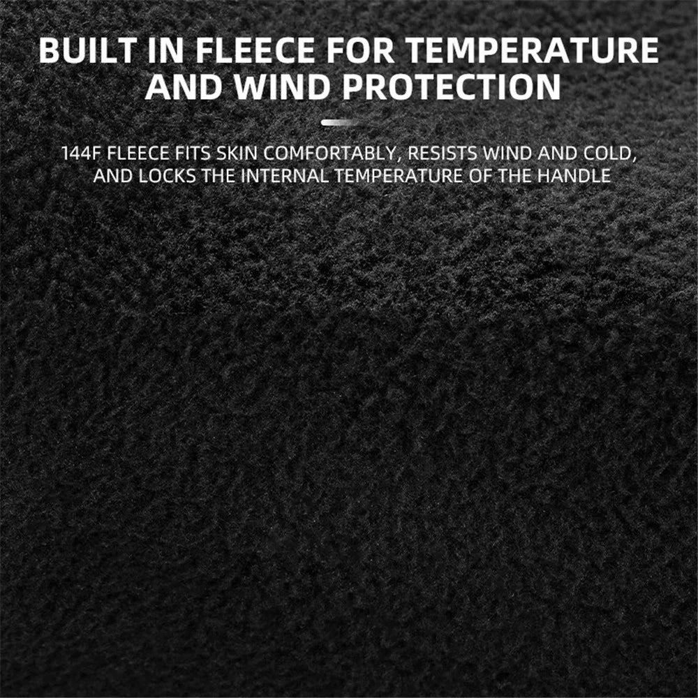 ROCKBROS D55 1 Pair Winter Motorcycle Handle Warm Cover Hand Protection Windproof Polar Fleece Gloves - 5