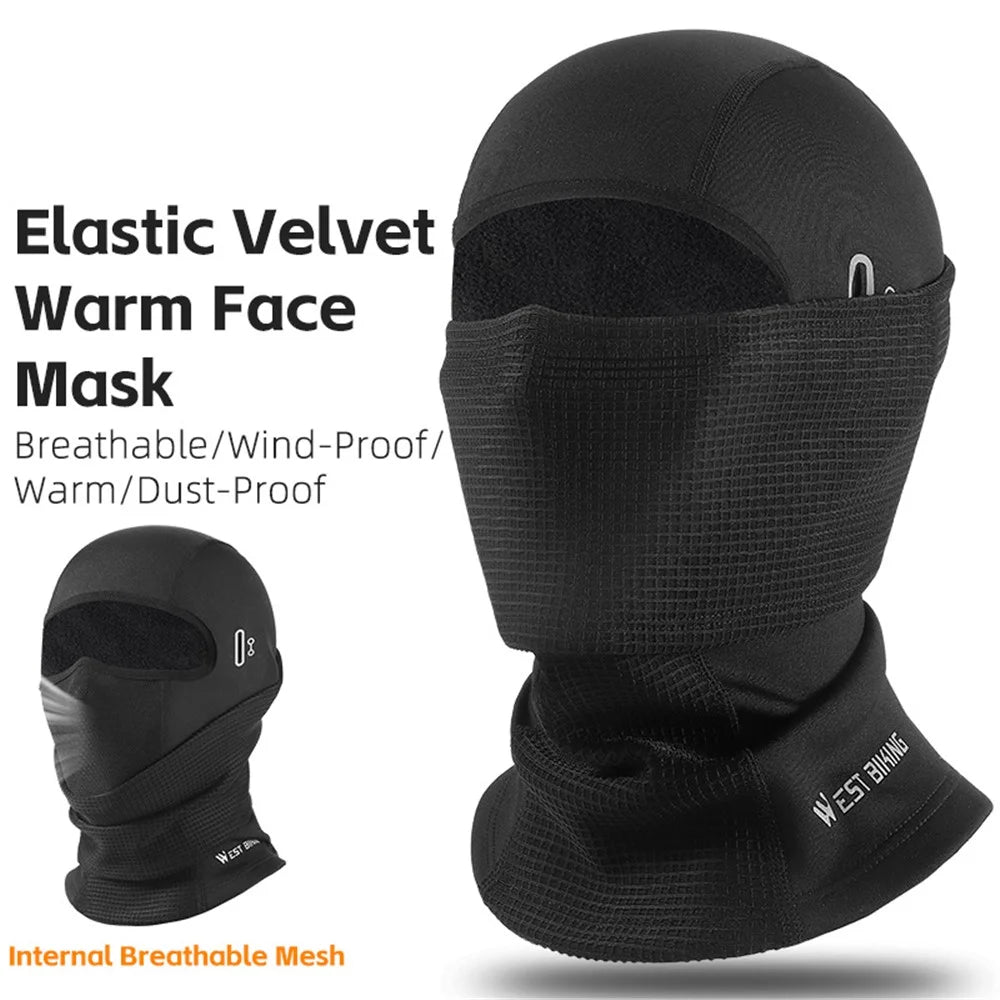WEST BIKING YP0201404 Ski Mask Windproof Cycling Balaclava Thermal Fleece Face Mask Sport Gear - For Men - 3