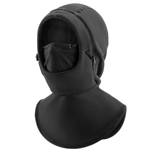 ROCKBROS 3-in-1 Warm Mask Cycling Hood for Bicycle E-Bike Outdoor Fleece Windproof Scarf - Short Type - 1