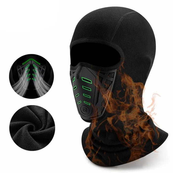 ROCKBROS YPP082 Winter Warm Motorcycle Headgear Windproof Outdoor Cycling Fleece Face Cover - 3