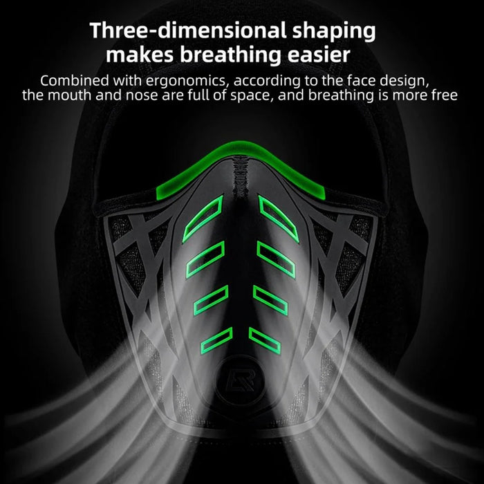 ROCKBROS YPP082 Winter Warm Motorcycle Headgear Windproof Outdoor Cycling Fleece Face Cover - 6
