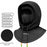 ROCKBROS YPP025 Windproof Warm Cycling Face Mask Unisex Dual Layer Hood Head Scarf - Black - 2