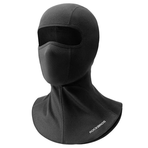 ROCKBROS Winter Outdoor Cycling Motorcycle Headgear Warm Windproof Fleece Face Neck Cover - No Glasses Hole - 1