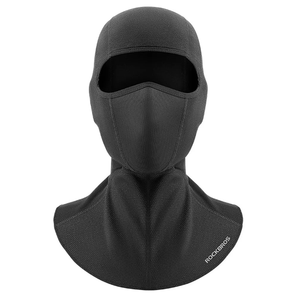 ROCKBROS Winter Outdoor Cycling Motorcycle Headgear Warm Windproof Fleece Face Neck Cover - No Glasses Hole - 2