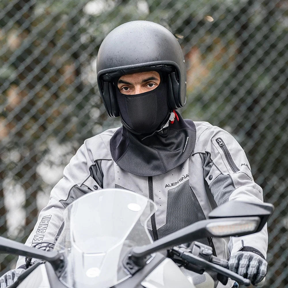 ROCKBROS Winter Outdoor Cycling Motorcycle Headgear Warm Windproof Fleece Face Neck Cover - No Glasses Hole - 4