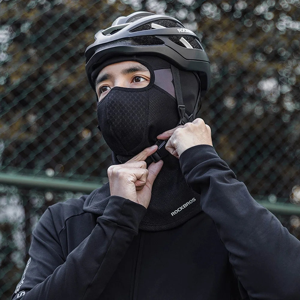 ROCKBROS LF8767 Winter Cycling Motorcycle Headgear Fleece Warm Windproof Face Neck Cover - 2