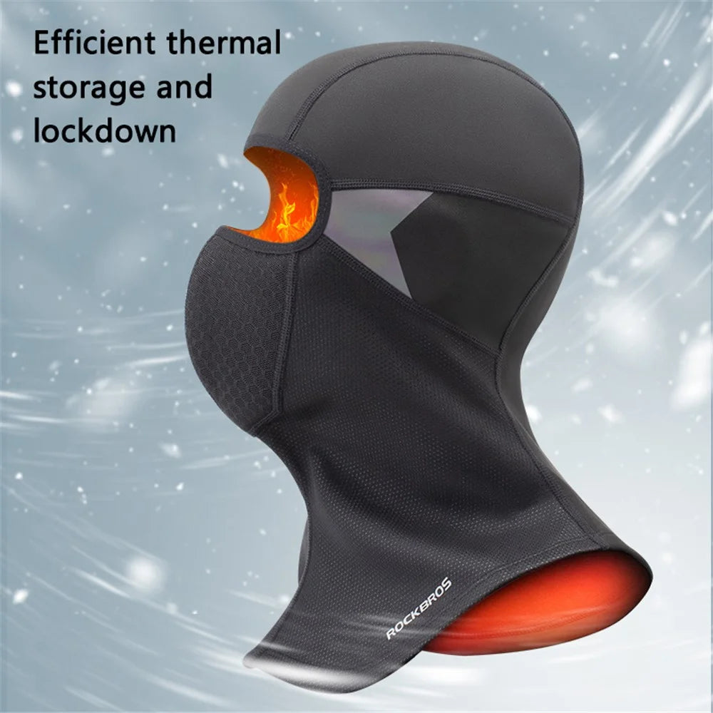 ROCKBROS LF8767 Winter Cycling Motorcycle Headgear Fleece Warm Windproof Face Neck Cover - 3
