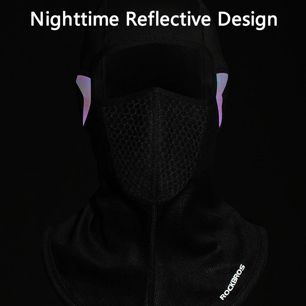 ROCKBROS LF8767 Winter Cycling Motorcycle Headgear Fleece Warm Windproof Face Neck Cover - 4