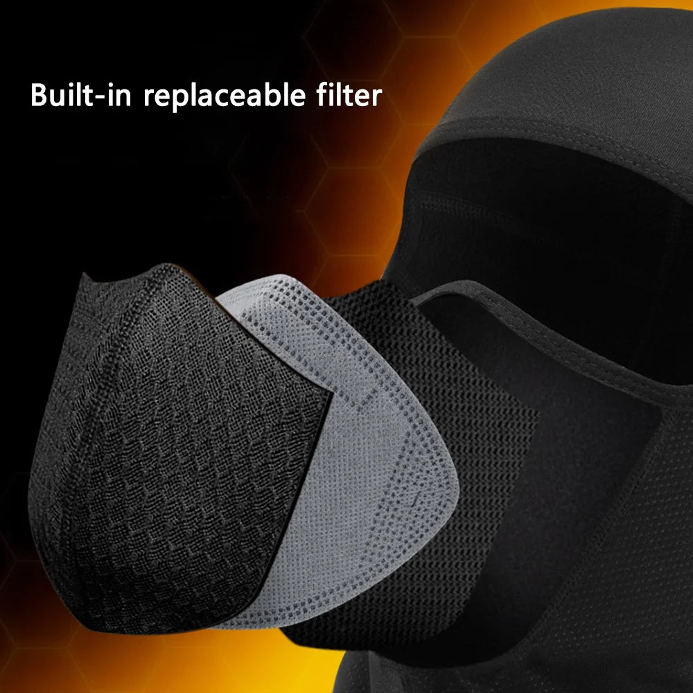ROCKBROS LF8767 Winter Cycling Motorcycle Headgear Fleece Warm Windproof Face Neck Cover - 6