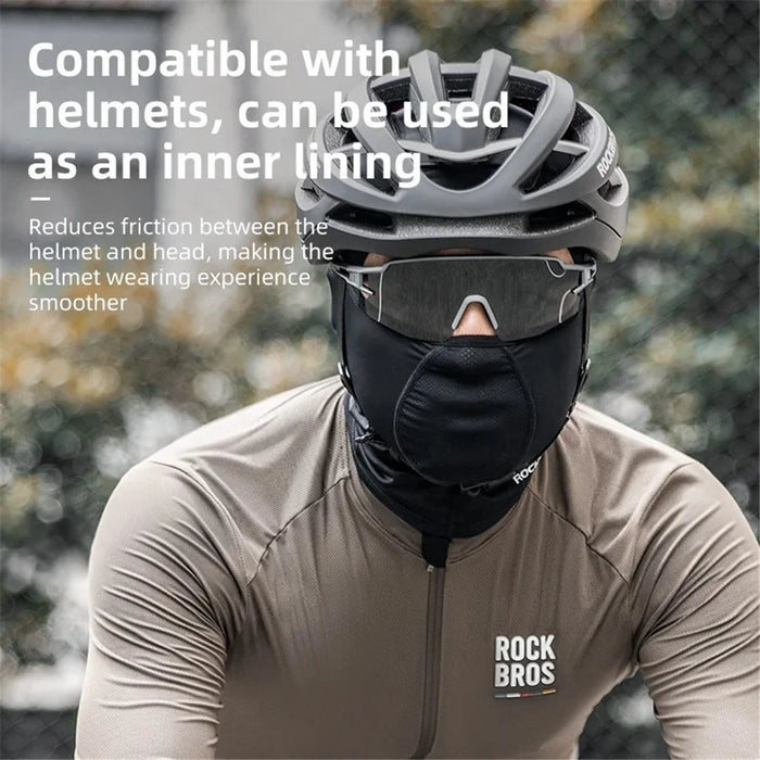 ROCKBROS 13230032001 LF70540 Face Mask Warm Fleece Neck Gaiter Winter Sports Cap for Motorcycle Snowboard - 2