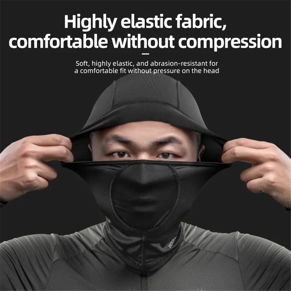 ROCKBROS 13230032001 LF70540 Face Mask Warm Fleece Neck Gaiter Winter Sports Cap for Motorcycle Snowboard - 3